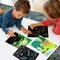 3-Pack Rainbow Scratch Art Set for Kids – Magic Drawing Books with Ocean, Mermaid & Animal Themes, 27 Scratch Papers + 3 Scratch Pens, DIY Craft Kit & Birthday Party Activity Gift for Girls & Boys (Animals)